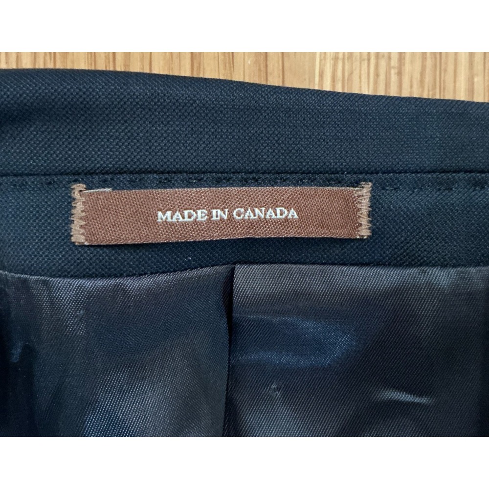 Peter‎ Millar Navy Wool Blazer Men's 44T Tall Made in Canada Sport Coat - Picture 5 of 8